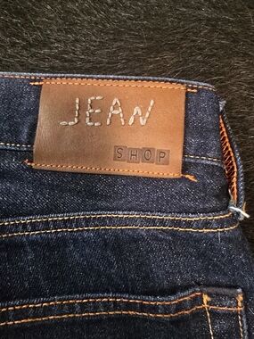 Jean Shop Indigo Orange Selvedge Rocker Jeans Sz 33
